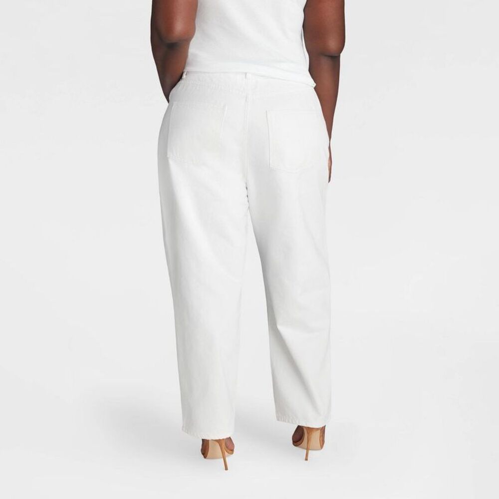 KBB by Kahlana - Women's Mid-Rise 'The Vintage Strai White - Picture 2 of 3